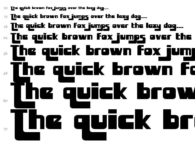 Huggy Bear font waterfall